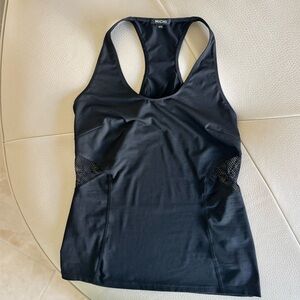 MICHI Black Racerback Tank Top, new no tags small on me